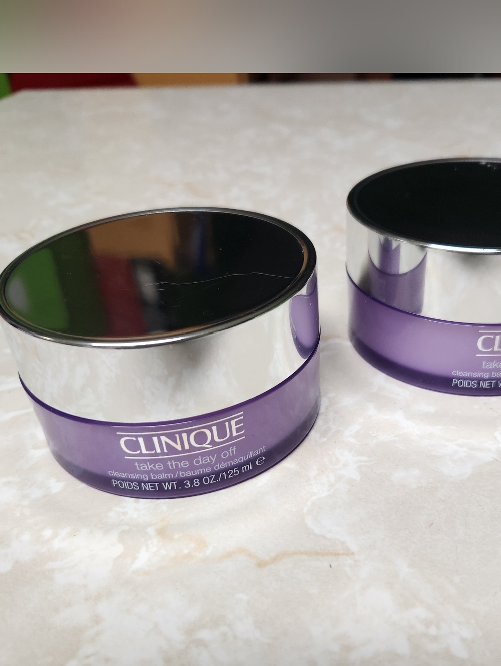 Lot of 2 Clinique Take the Day Off Cleansing Balm 3.8fl oz New Makeup Remover